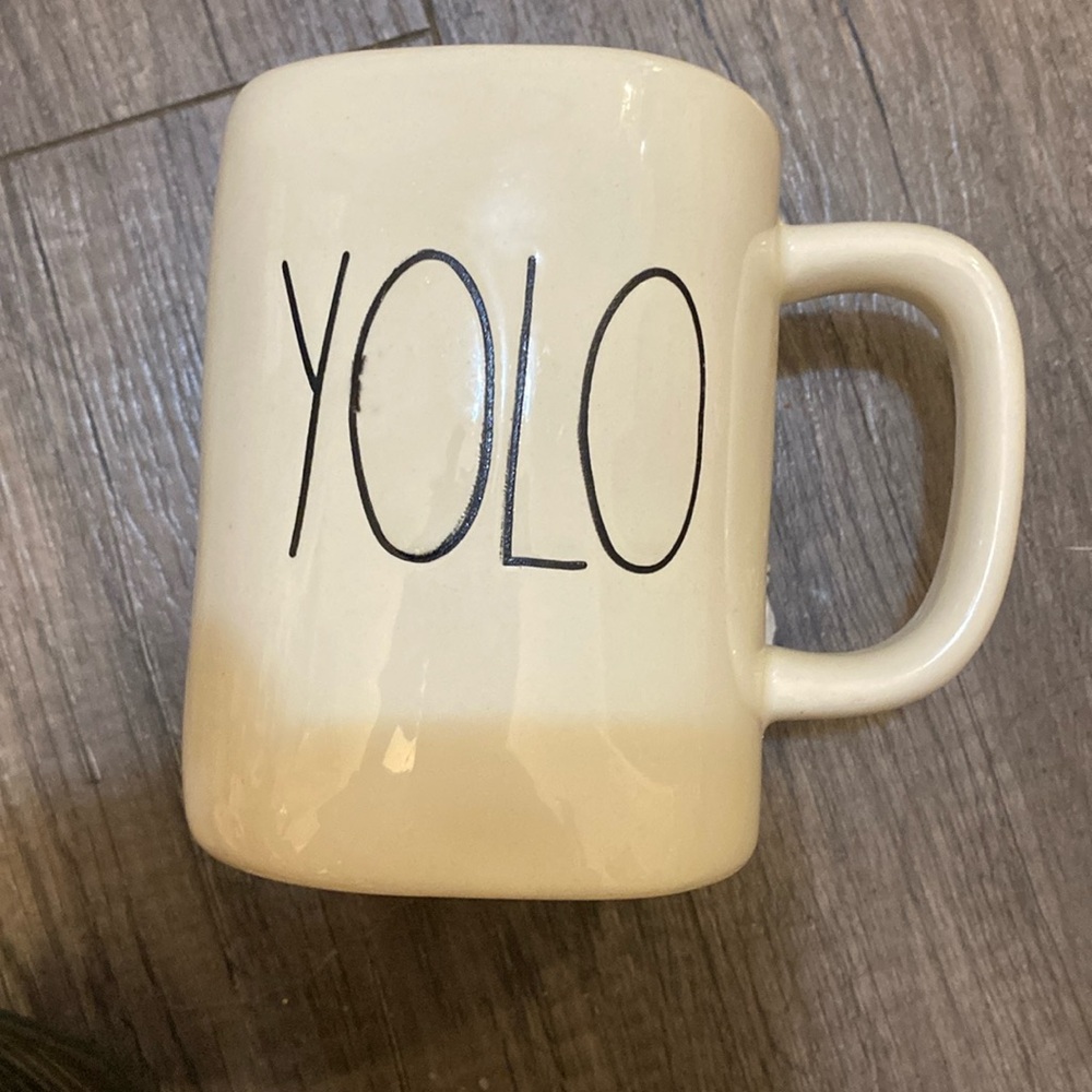 Rae Dunn Pottery YOLO Coffee Mug / Cup